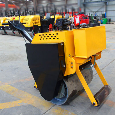 Compactor de máquina de rolos de estrada diesel de tambor único / duplo com frequência de vibração de 70HZ
