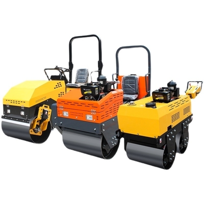 Capacidade do tanque de água de 60L Mini Walk Behind Road Roller Compactor para transporte fácil