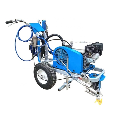 Máquina de marcação de linha de estrada de pulverização a frio de mão de cor personalizada com motor de gás