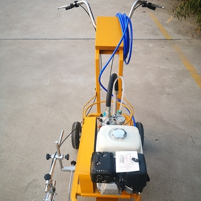 Máquina de marcação de linha de estrada de pulverização a frio de mão de cor personalizada com motor de gás