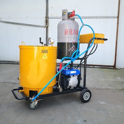 Máquina de linha de marcação de superfície da estrada de pulverização a frio manual com ponto de venda único