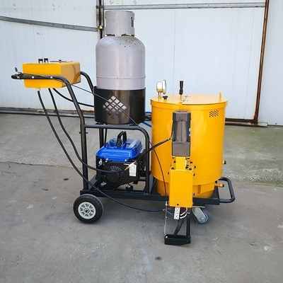 Máquina de linha de marcação de superfície da estrada de pulverização a frio manual com ponto de venda único