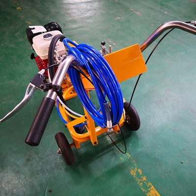 Máquina de marcação rodoviária de borracha a frio de pressão manual Máquina de linha para marcação rodoviária de borracha a frio