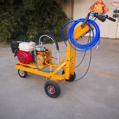 Máquina de marcação rodoviária de borracha a frio de pressão manual Máquina de linha para marcação rodoviária de borracha a frio