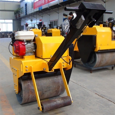 Caminhar atrás de tambor duplo Vibratório Motor Diesel Pequena compactação Roller Compactor Compacto de mão