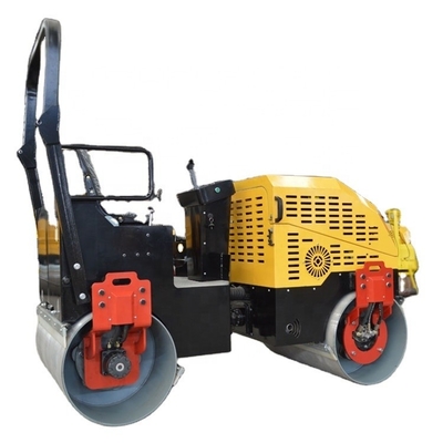 Compactor manual de rolos de duplo tambor para estradas de pequenas dimensões