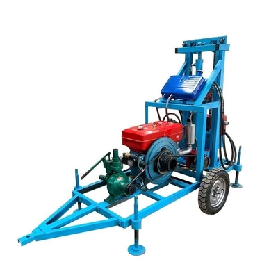Equipamento profissional de perfuração de poços de água de 3 pontos para terra dura até 200 m de profundidade